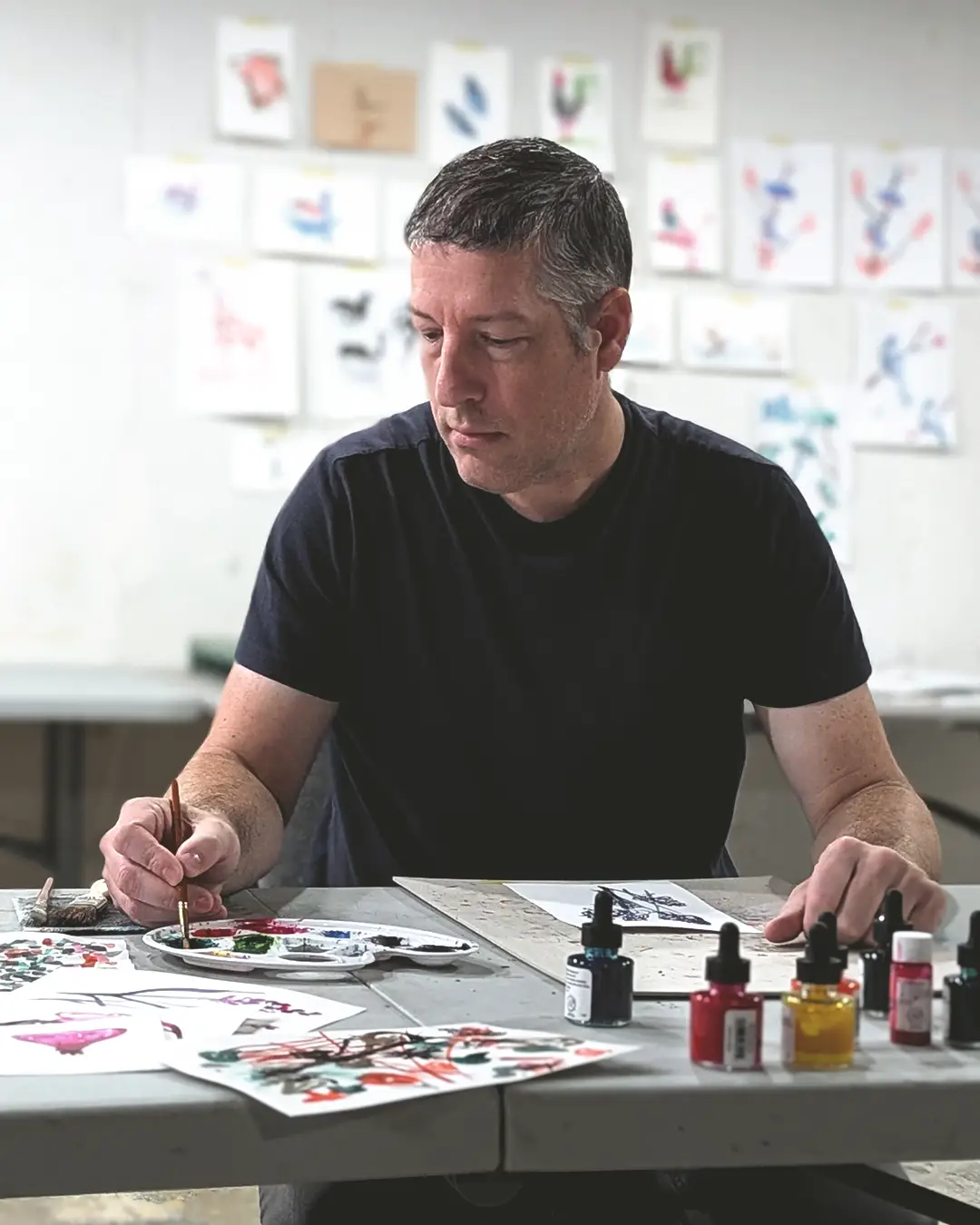 Photo of artist Matthew Broerman