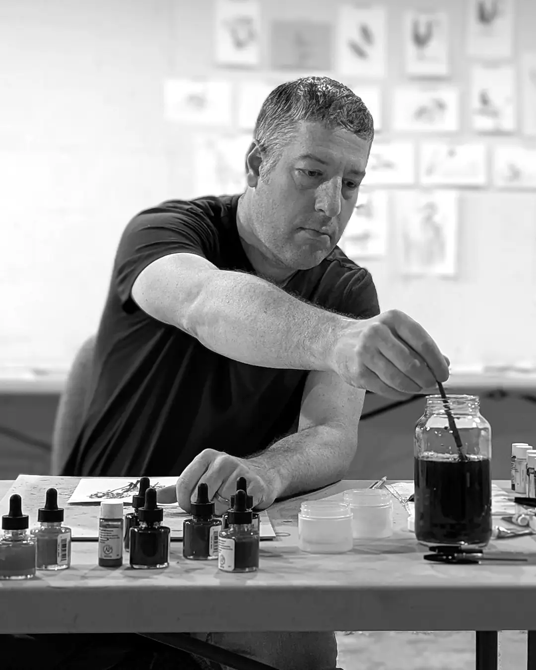 Photo of artist Matthew Broerman